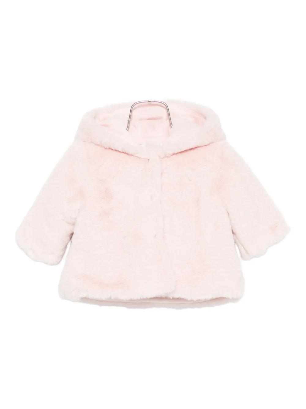 Patachou Cappotto in pelliccia sintetica - Rosa