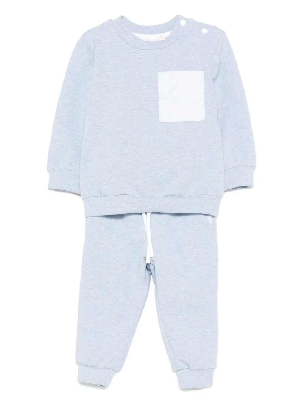 Patachou Patch-pocket Tracksuit (set Of Two) In Purple