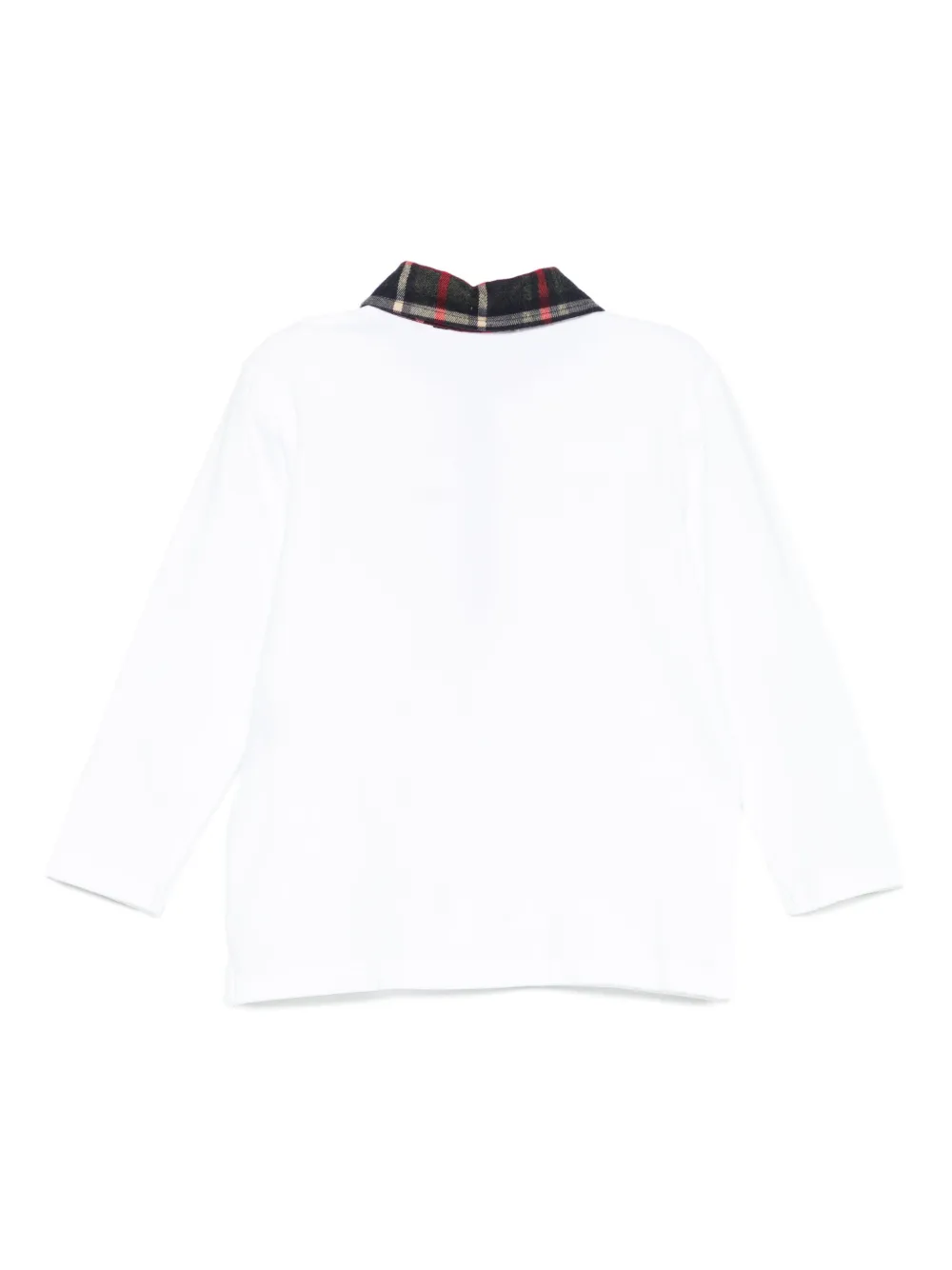Patachou plaid-collar polo shirt | Boys Polo Shirts | Image 2