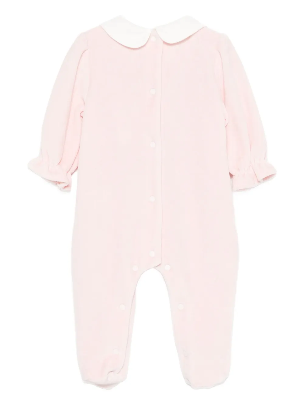 Patachou Peter Pan-collar Pajama In Pink