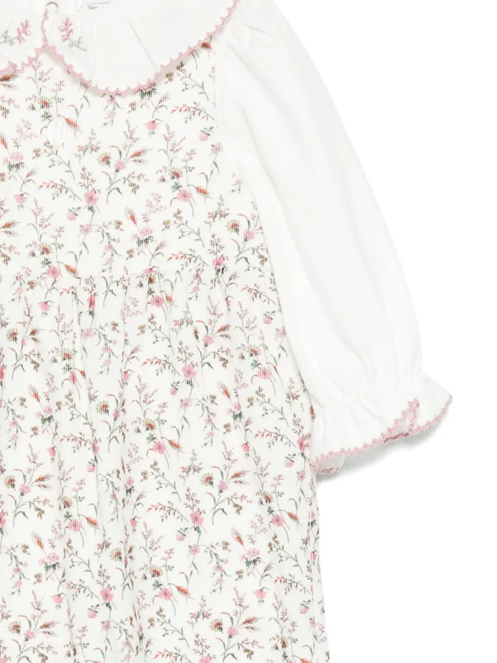 Patachou Romper met bloemenprint Wit