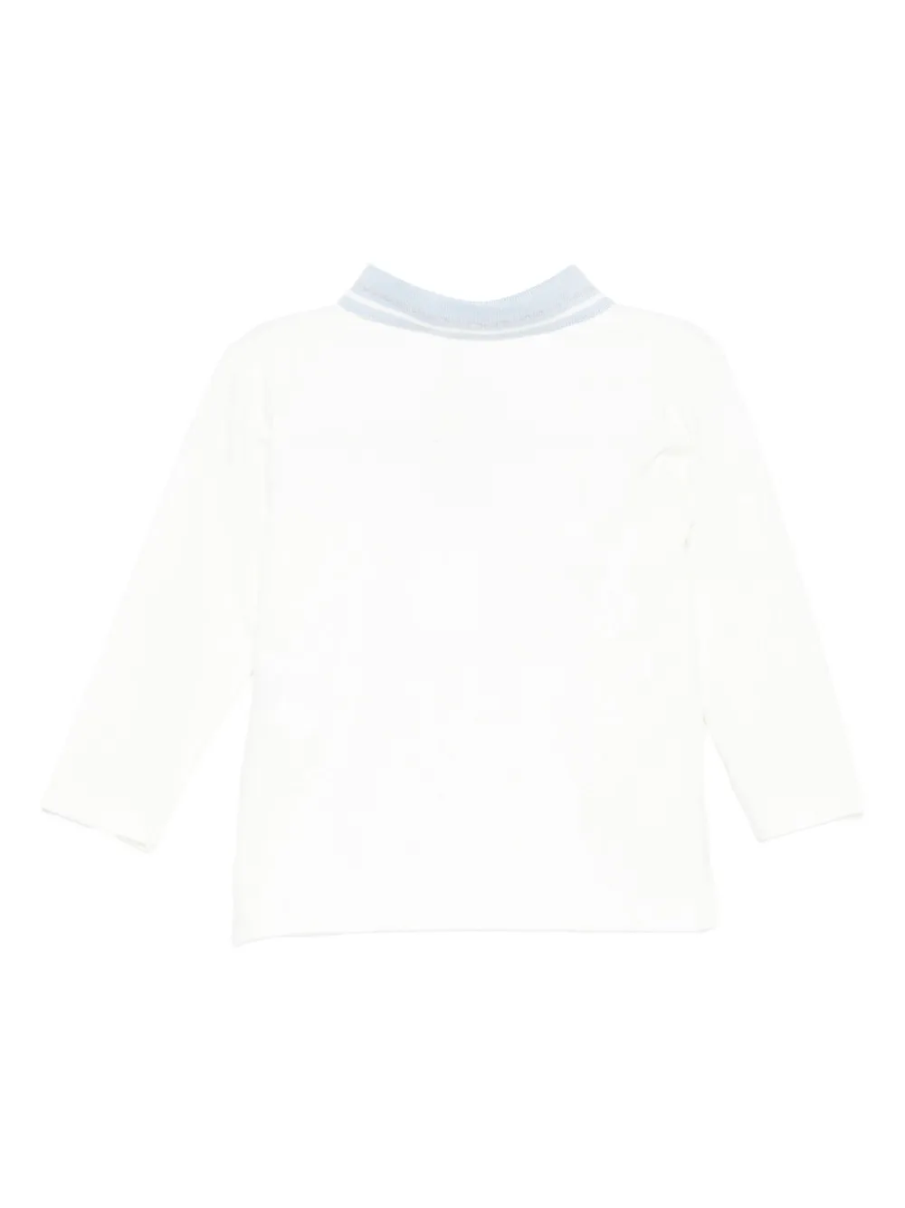 Patachou Poloshirt met lange mouwen - Wit