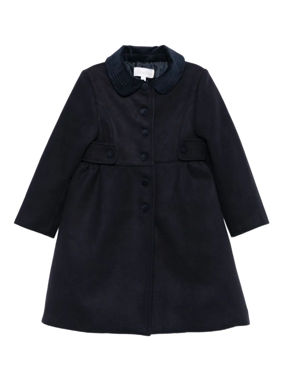 Patachou Kids' Single-breasted Coat In Black