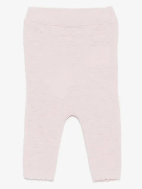 Patachou knitted teddy-applique trousers