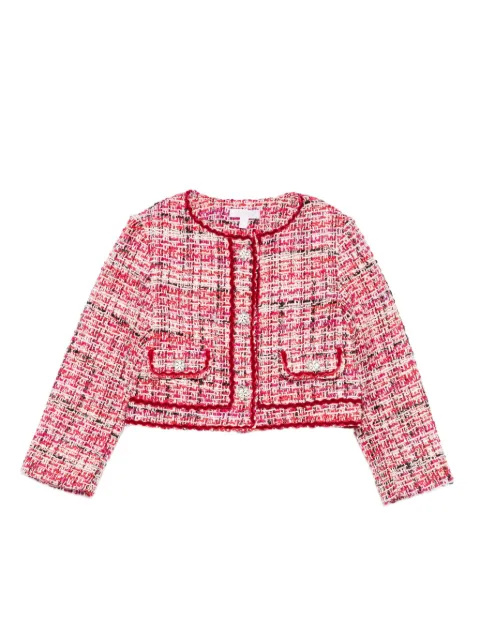 Patachou tweed embellished jacket
