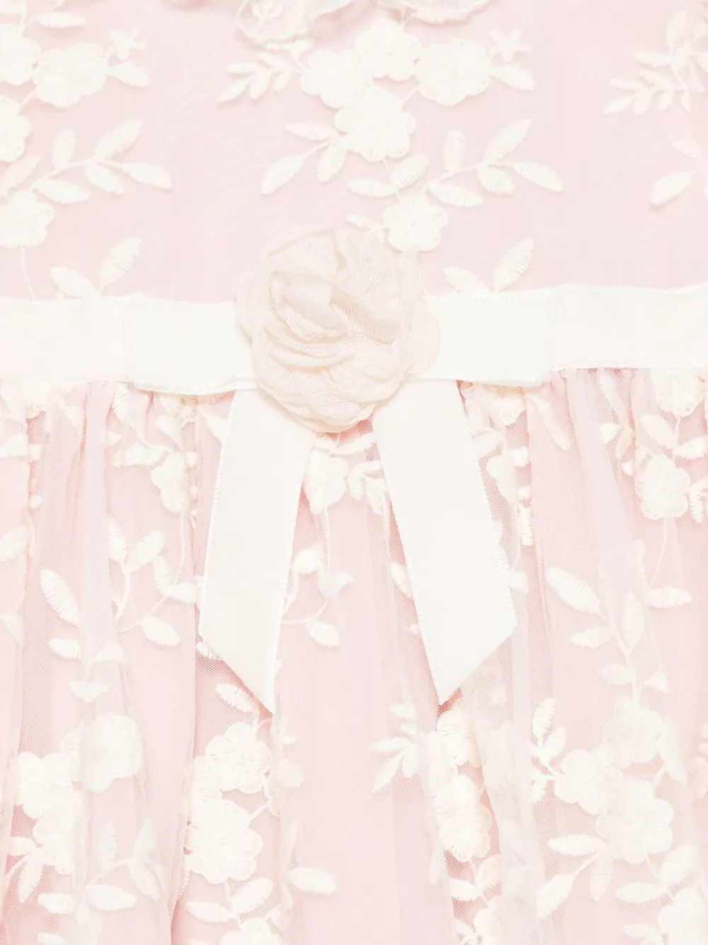 Patachou Floral-print Dress In Pink