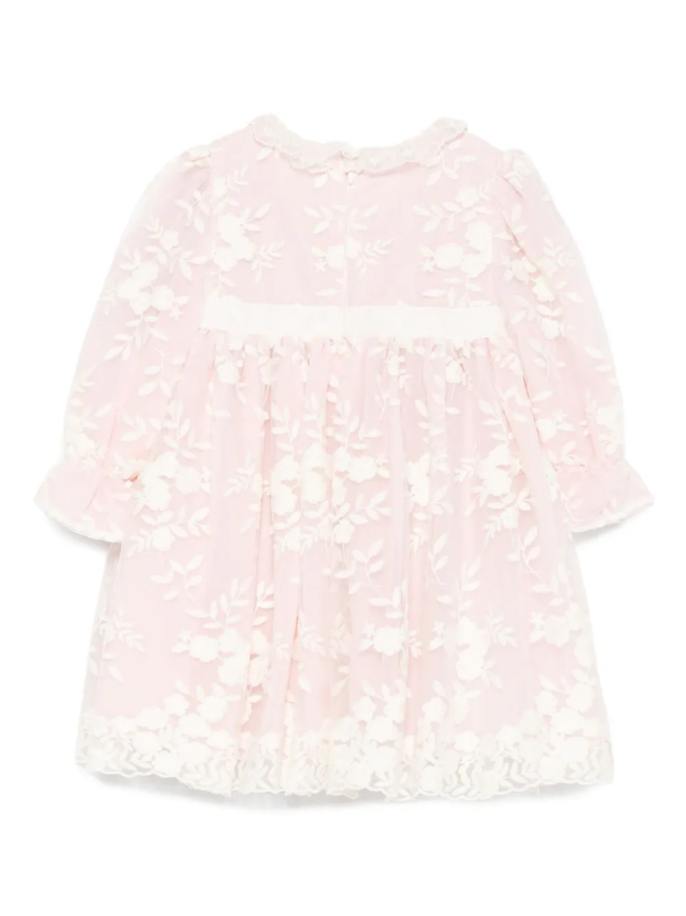 Patachou Floral-print Dress In Pink