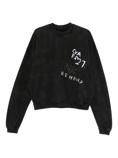 RRR123 Inri Cva stud-embellished sweatshirt