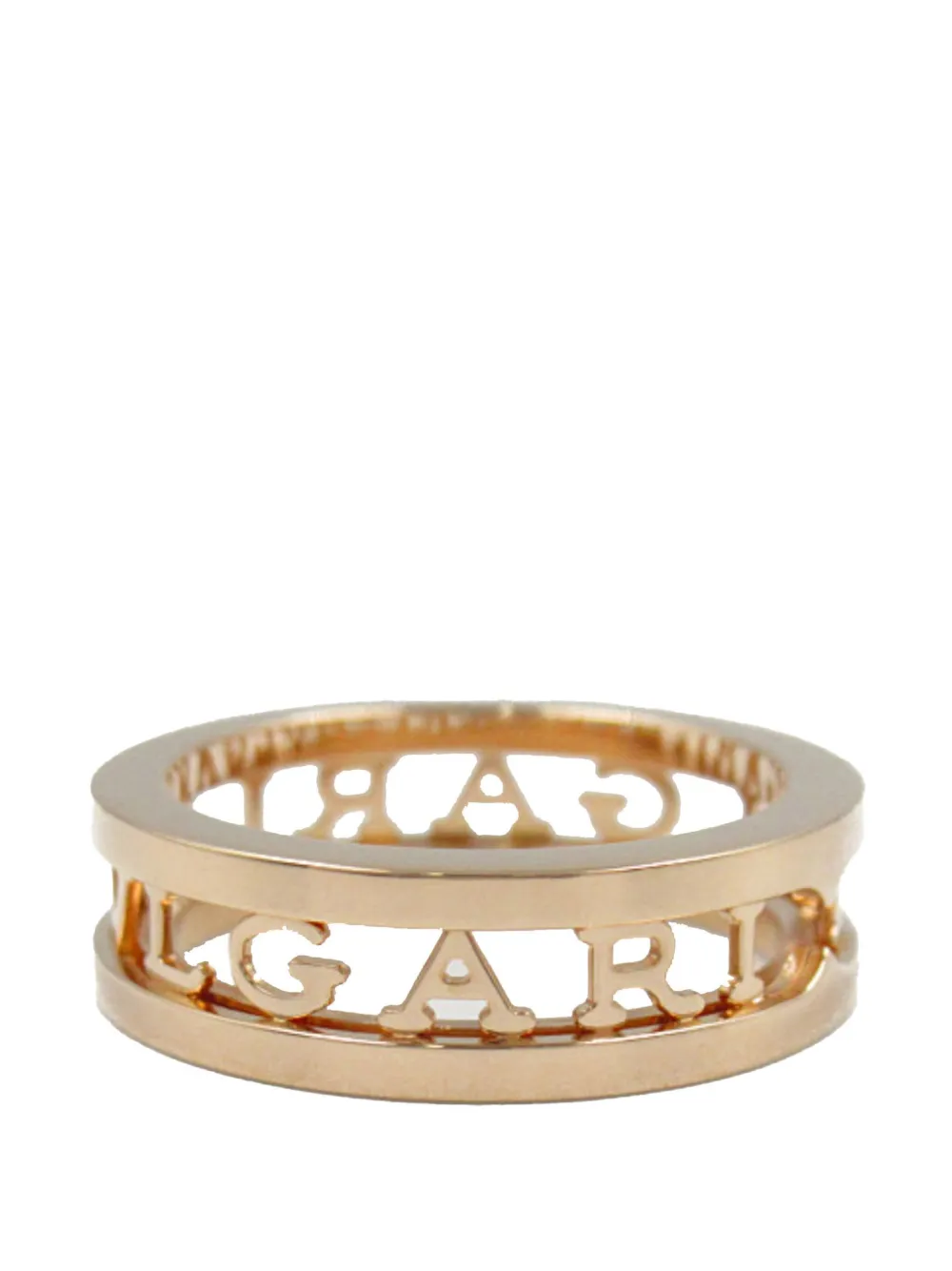 Bvlgari Pre-Owned 2005-2020 18K Rose Gold B.Zero1 One Band with Bvlgari Pre-Owned 2005-2020 18K Rose Gold B.Zero1 One Band with
