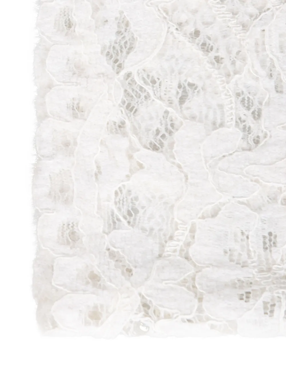 GAYNOR BONGARD floral-lace scarf Wit