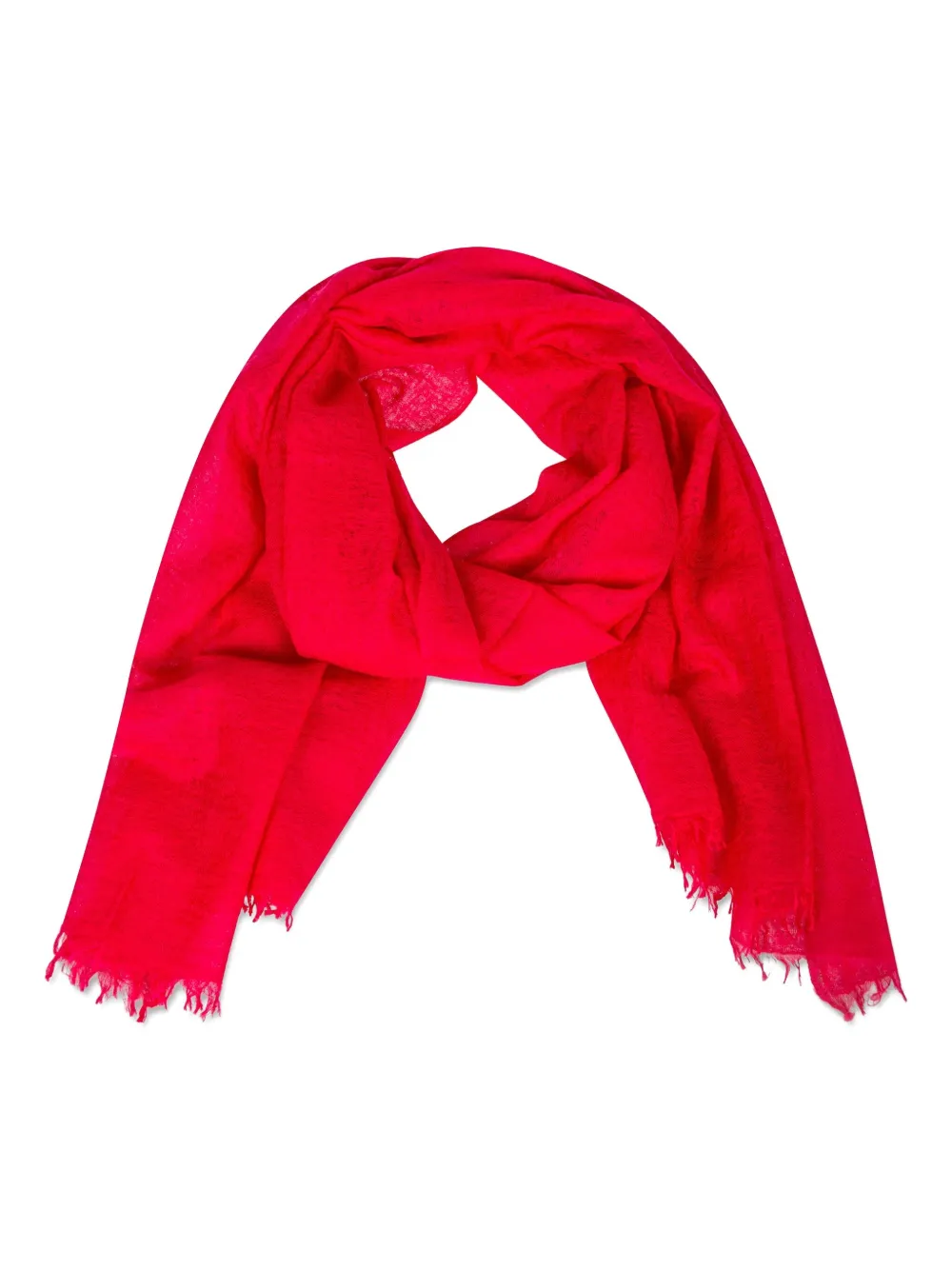GAYNOR BONGARD frayed scarf Rood