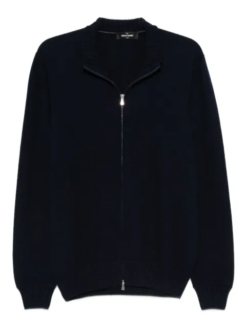 Gran Sasso zip-front cashmere cardigan