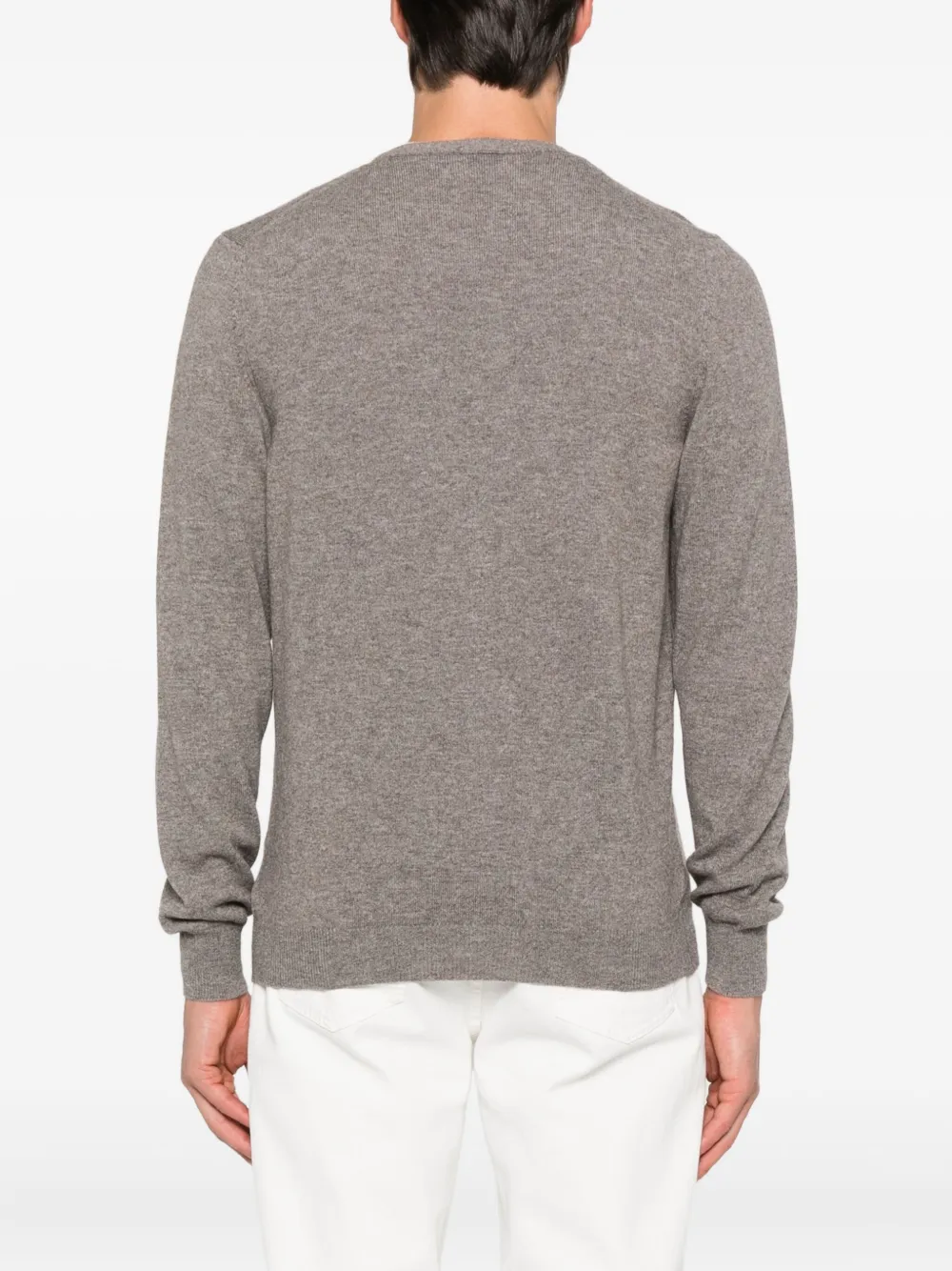 Gran Sasso Button-front Cardigan In Gray
