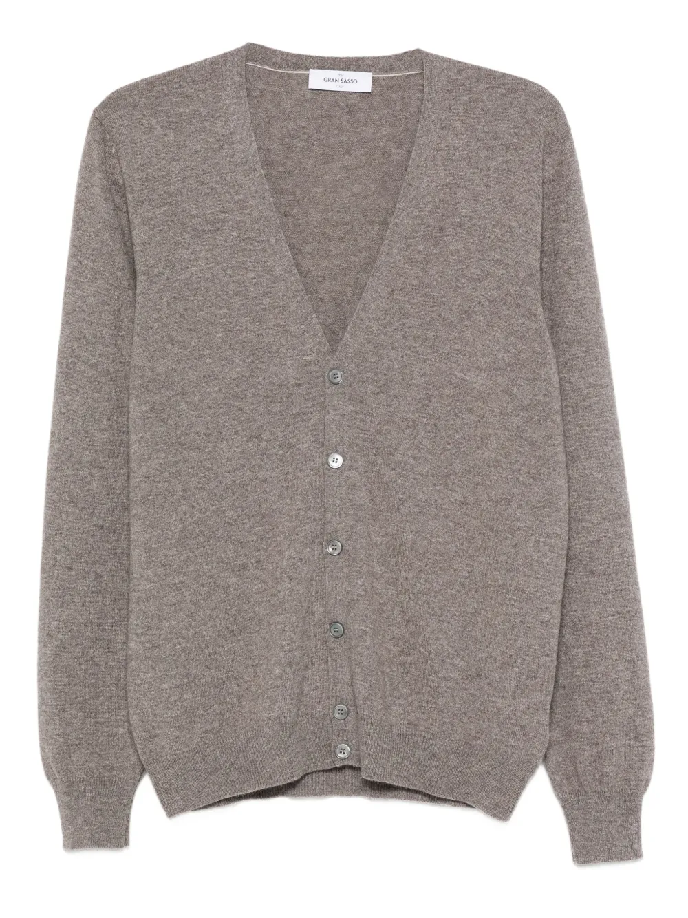 Gran Sasso Button-front Cardigan In Gray
