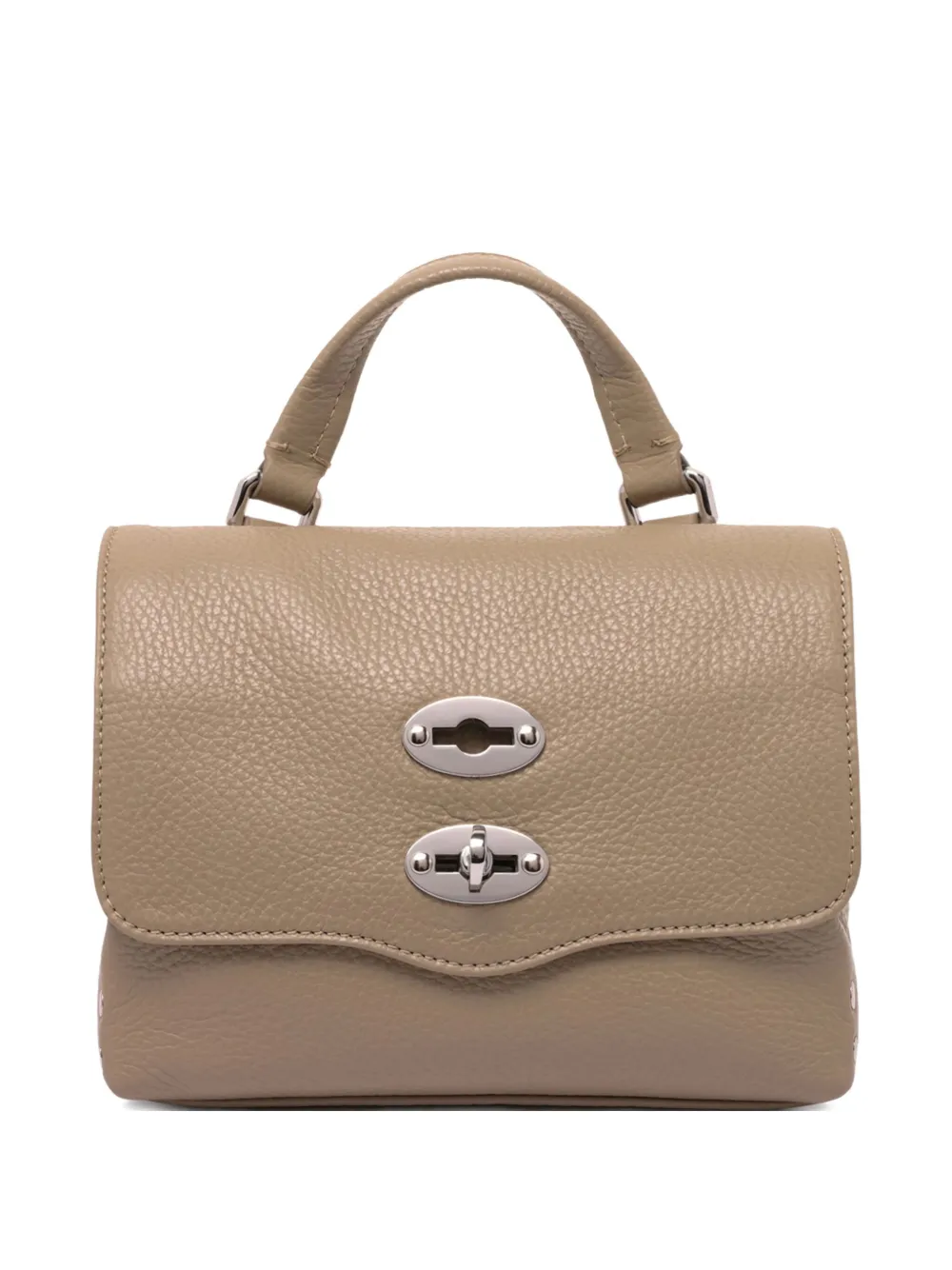 Zanellato Postina スタッズ ミニバッグ - グレー Zanellato Postina スタッズ ミニバッグ - グレー