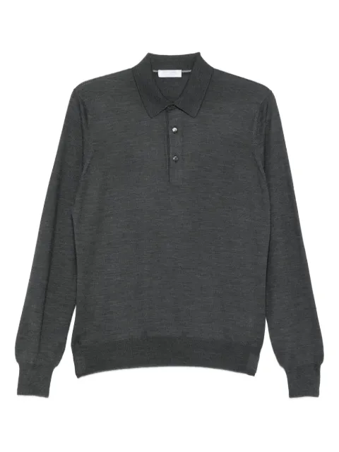 Gran Sasso long-sleeve polo shirt