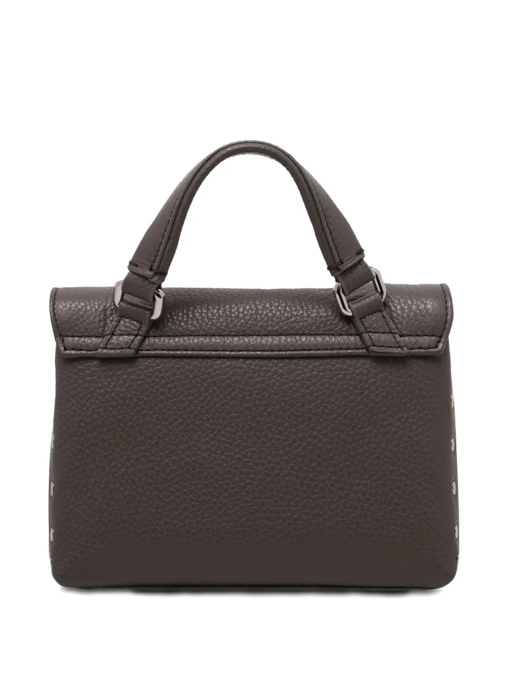 Zanellato Baby Postina leren shopper Grijs