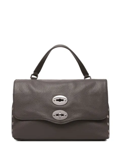 Zanellato double-clasp studded shoulder bag