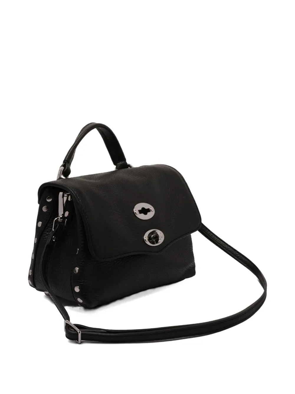 Zanellato Postina mini-tas met studs Zwart