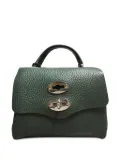 Zanellato Baby Postina pebble-textured top-handle mini bag - Green