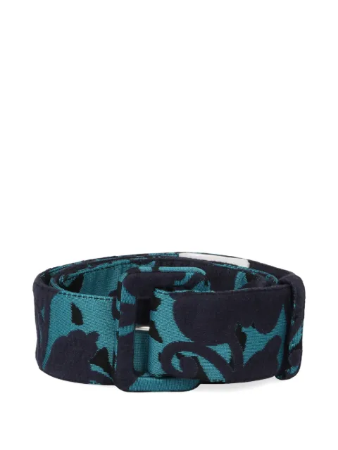 Miu Miu floral-print buckle belt