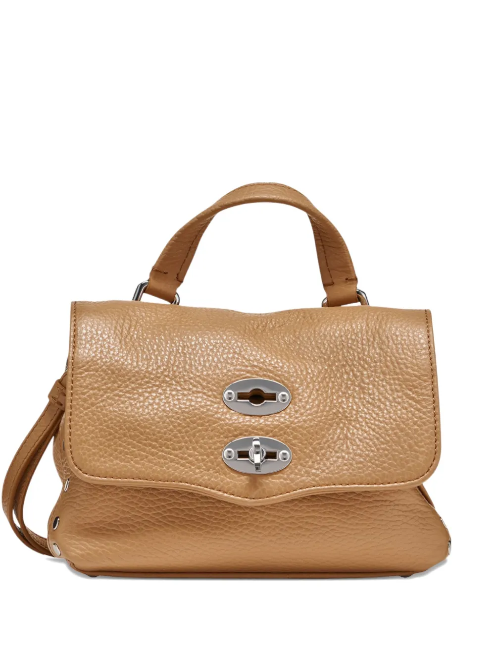 Zanellato Leren shopper Bruin