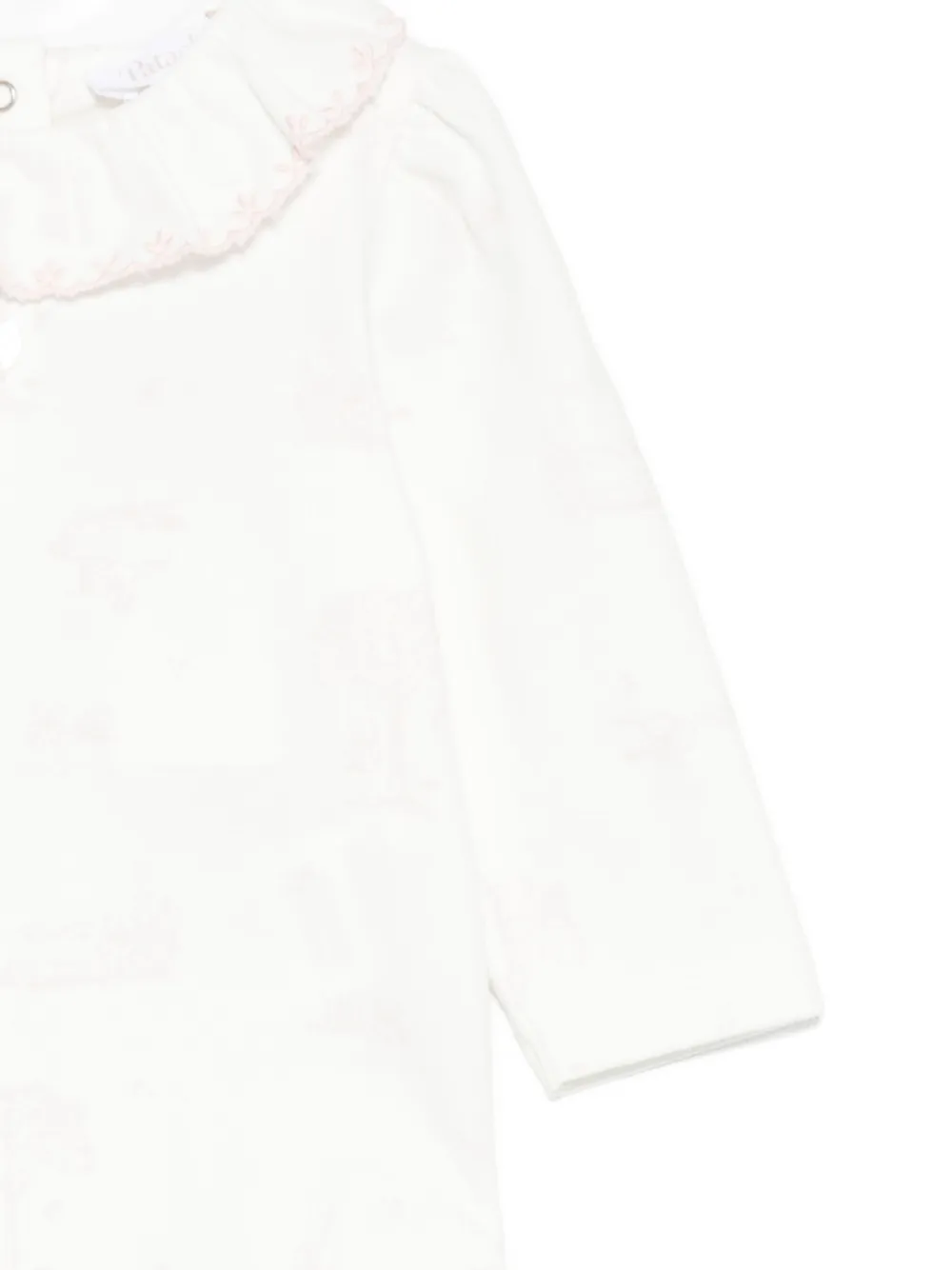 Patachou Romper met franje en kraag Wit