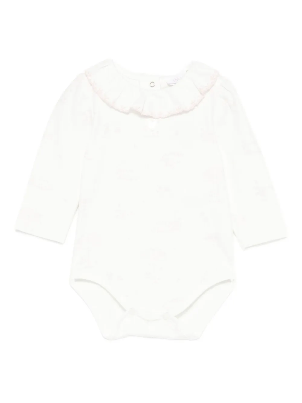 Patachou frilled-collar body | White | Image 1