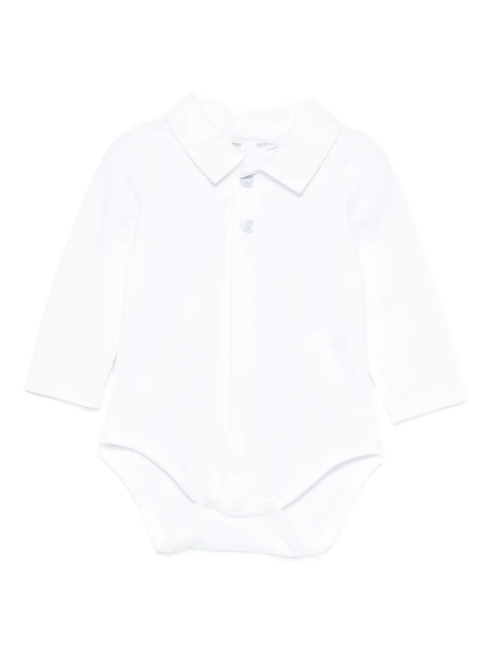 Patachou Babies' Polo-collar Body In White