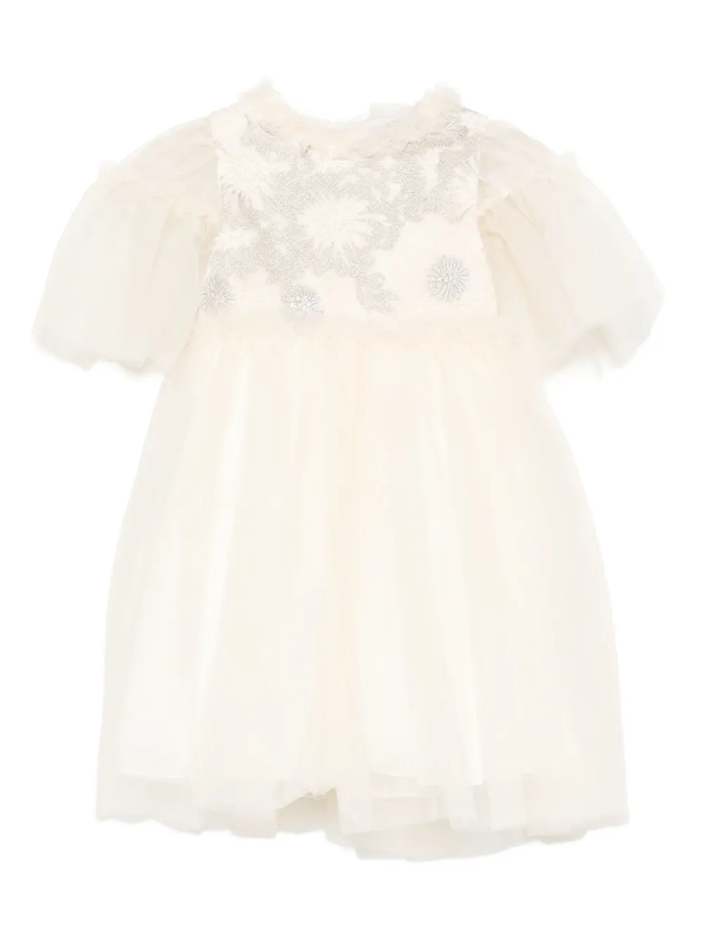Patachou embroidered-floral dress | Neutrals | Image 1
