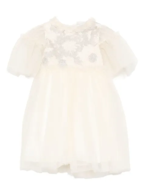 Patachou embroidered-floral dress