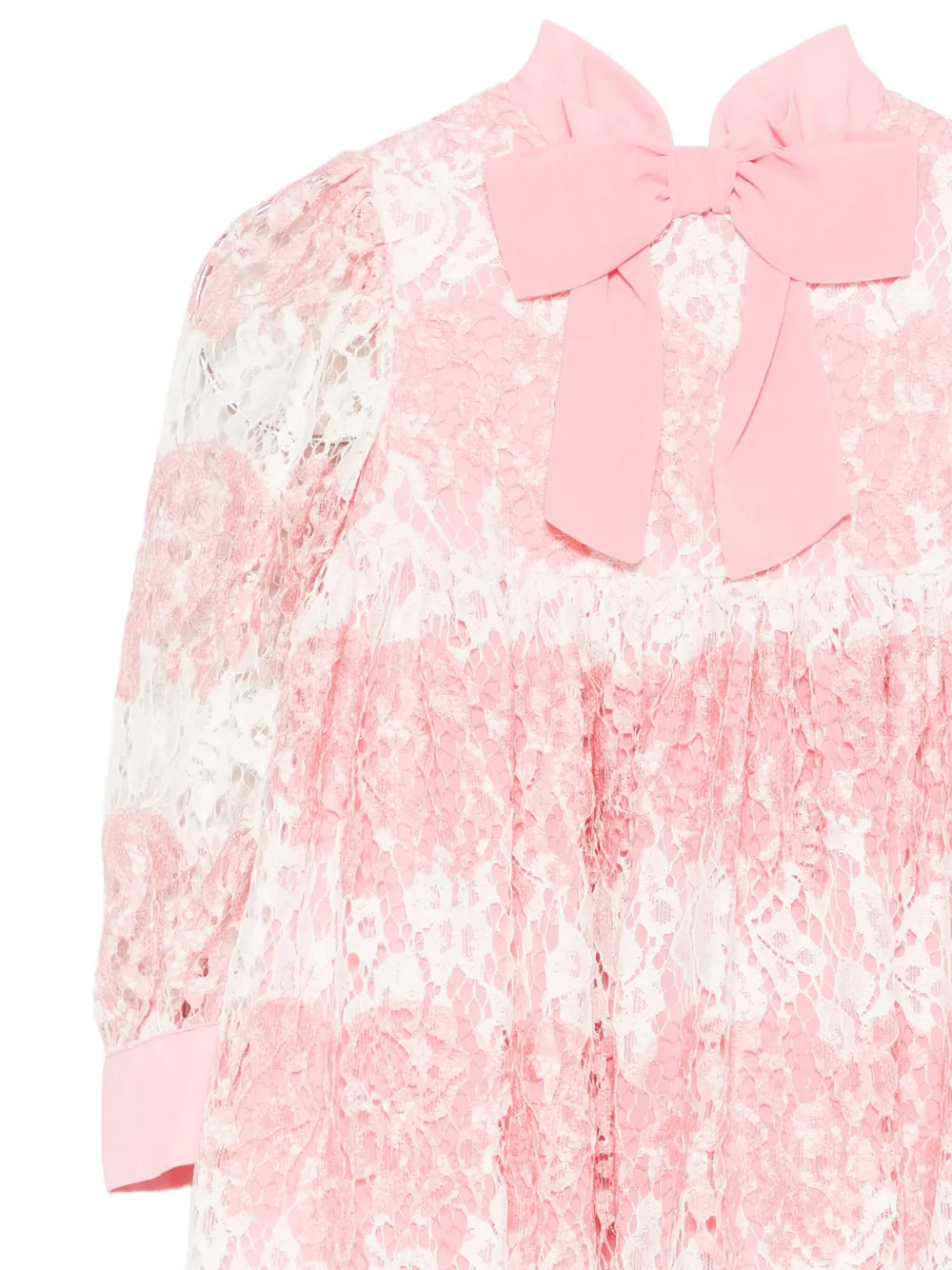 Patachou Jurk met strikdetail Roze