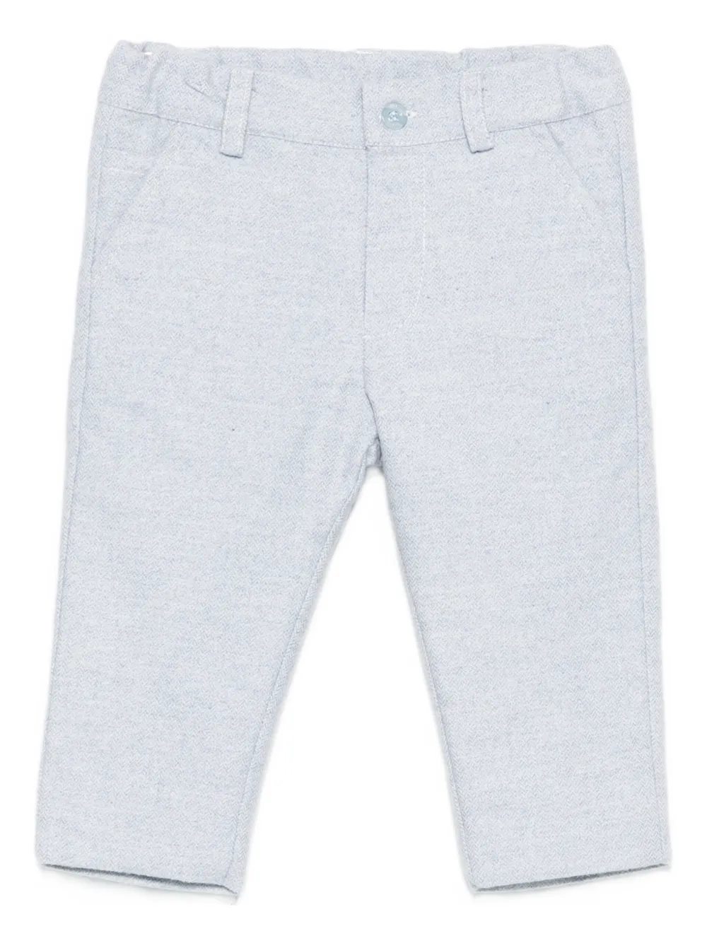 Patachou herringbone-pattern trousers | Blue | Image 1