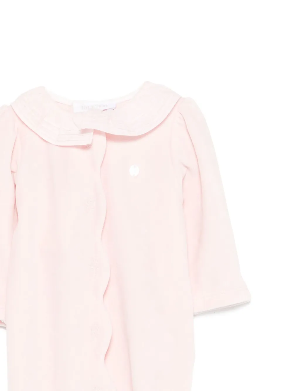 Patachou Peter Pan-collar Pajama In Pink