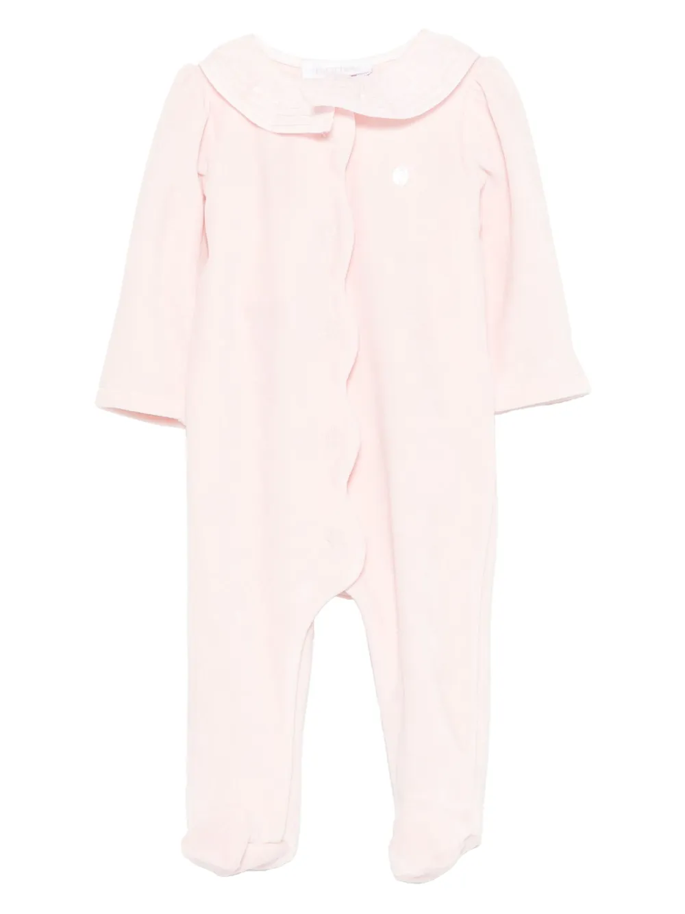 Patachou Peter Pan-collar Pajama In Pink