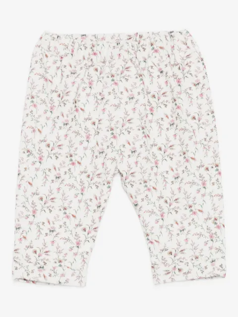 Patachou floral-print trousers
