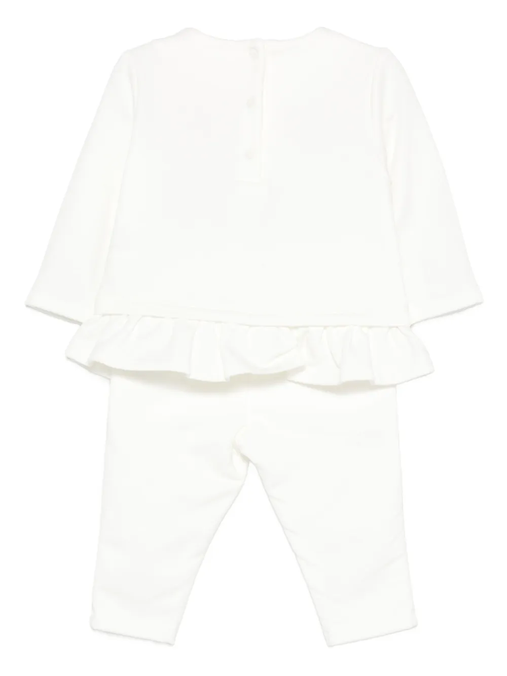 Patachou bow-embellished ruffled-hem trousers (set of two) | Trouser Sets | Image 2