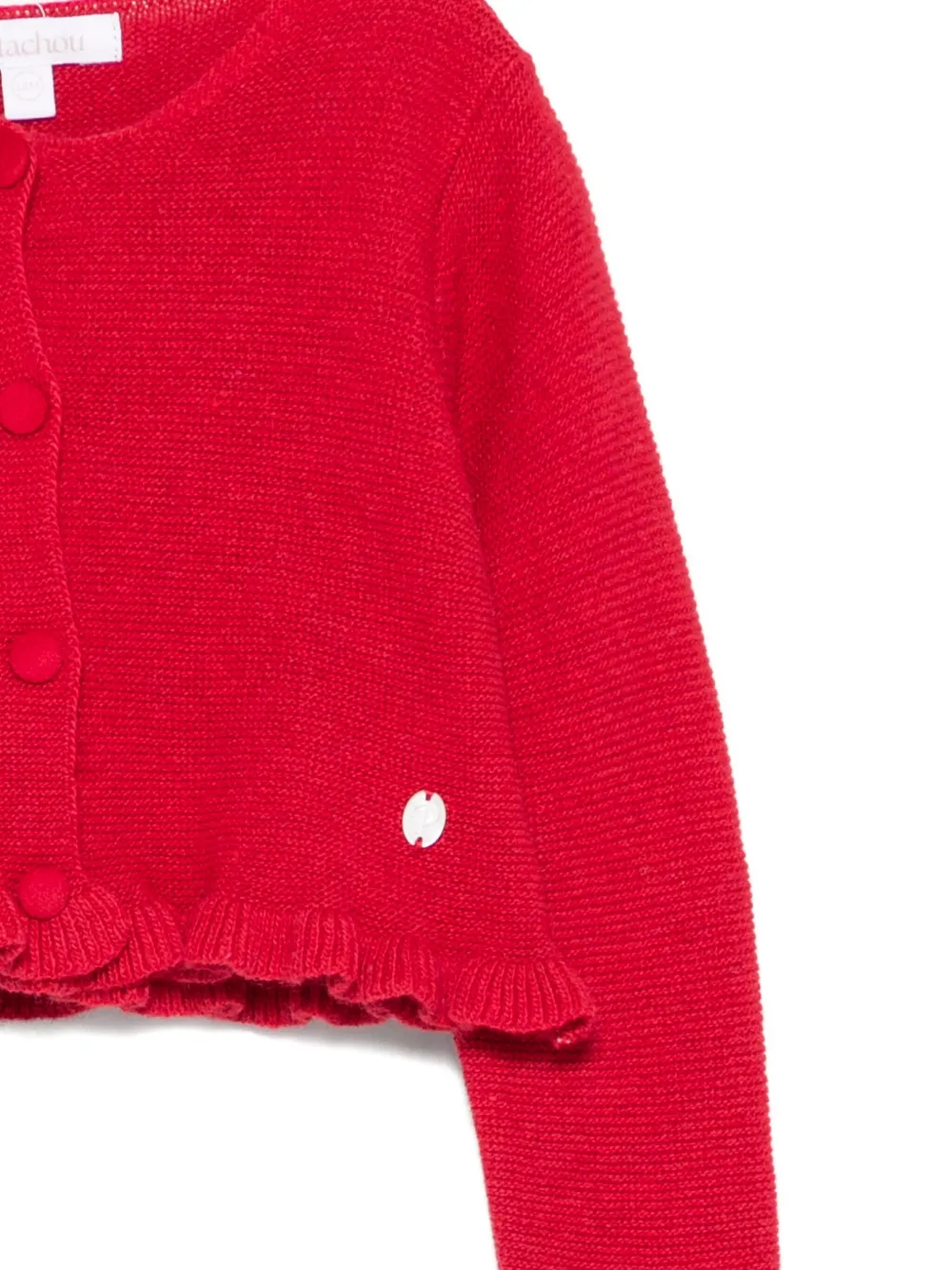 Patachou Vest met ruches Rood