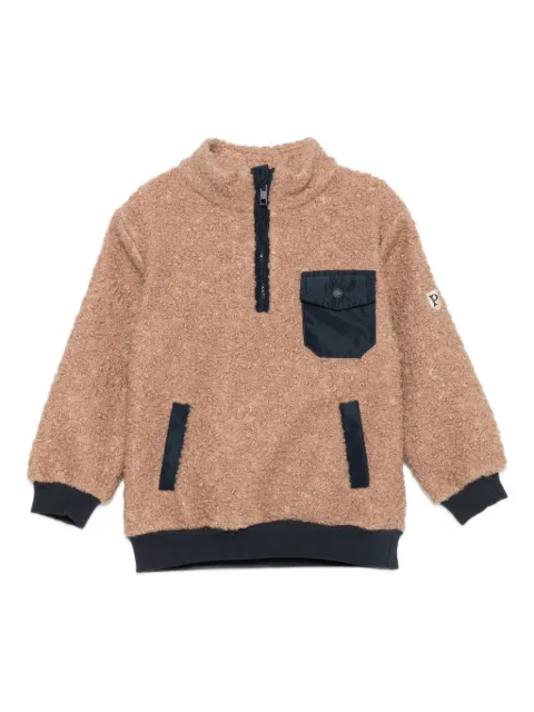 Patachou half-zip fleece sweatshirt