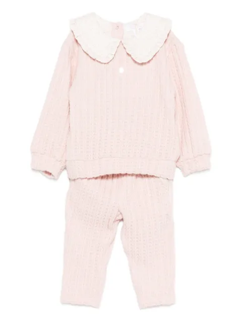 Patachou cable-knit trousers (set of two)