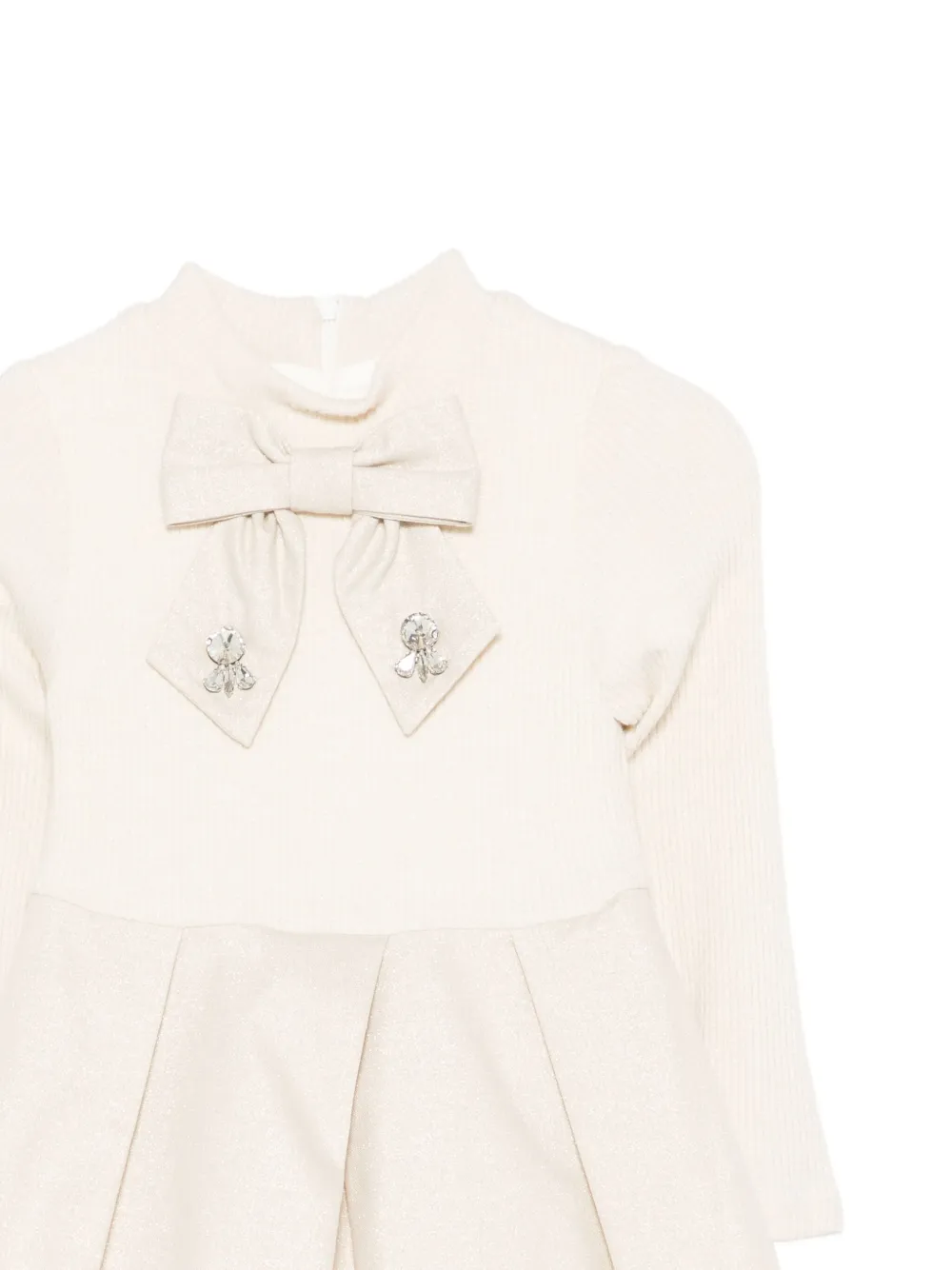 Patachou Bow-details Dress In Neutral