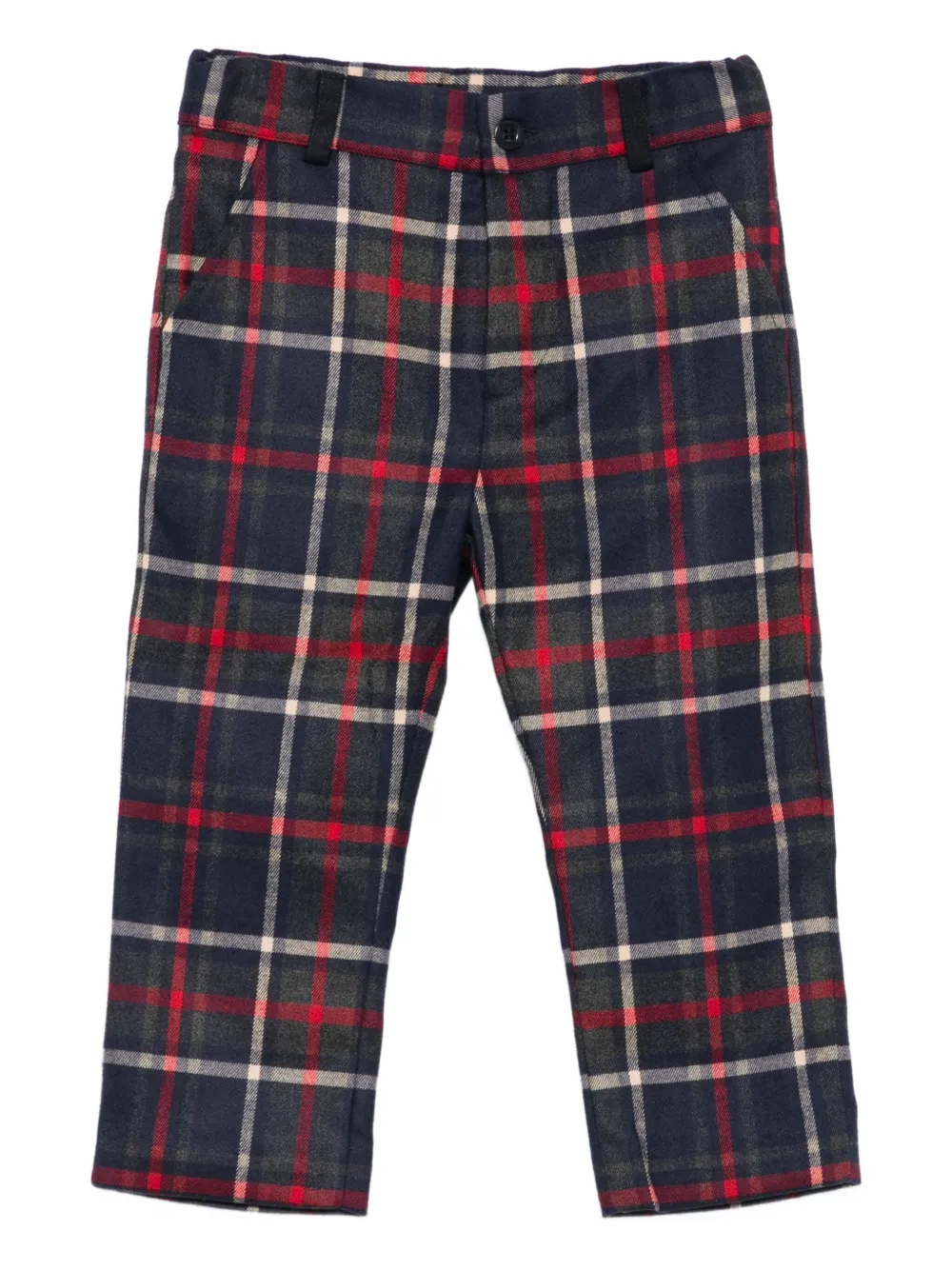 Patachou checked-pattern trousers | Blue | Image 1