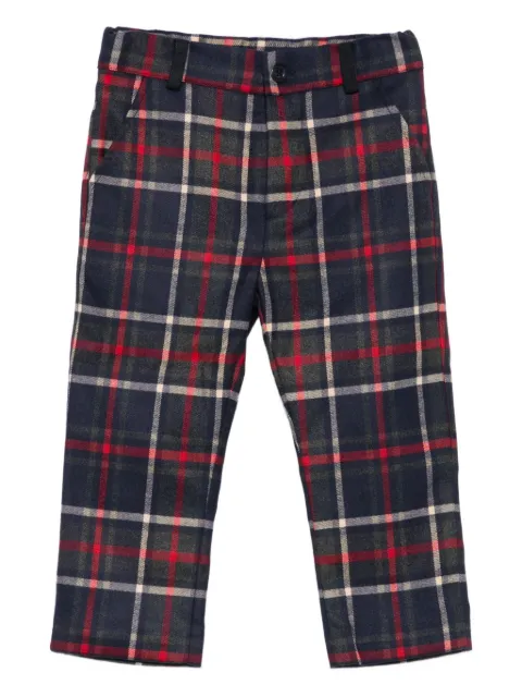 Patachou checked-pattern trousers