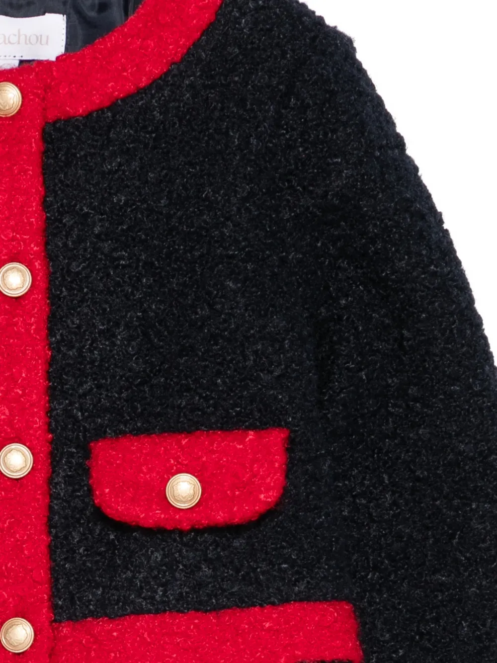 Patachou Jack met contrastafwerking Blauw