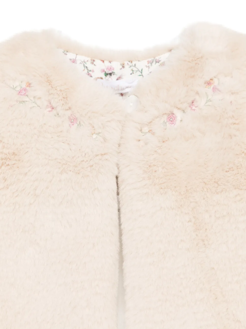 Patachou Gilet met borduurwerk Beige