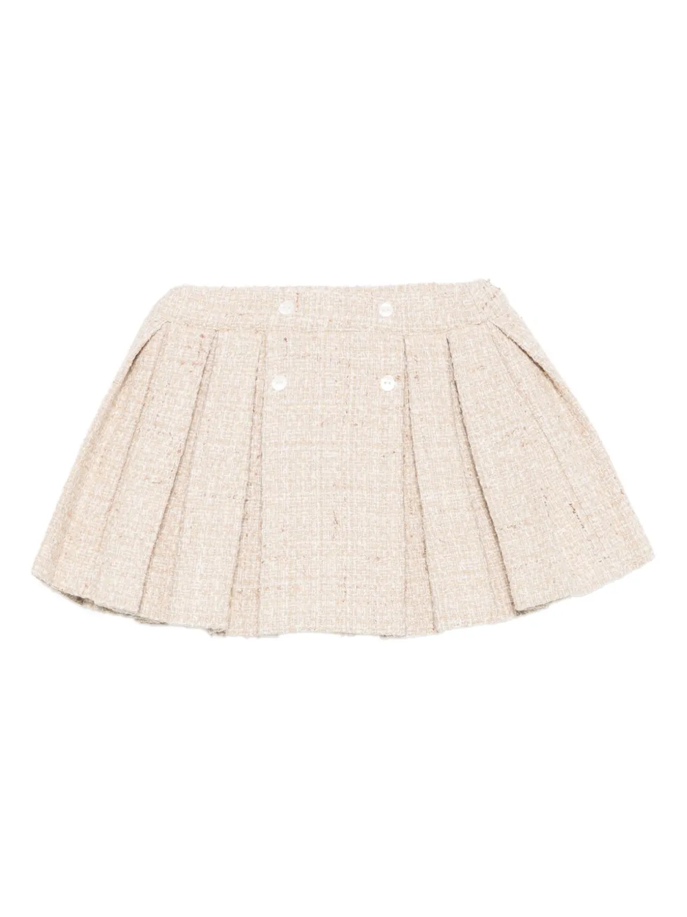 Patachou pleated tweed skirt | Neutrals | Image 1
