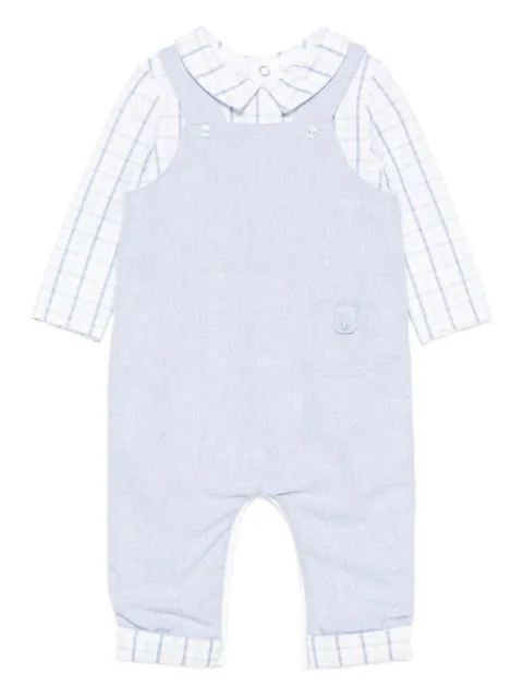 Patachou romper estilo camisa con motivo de cuadros