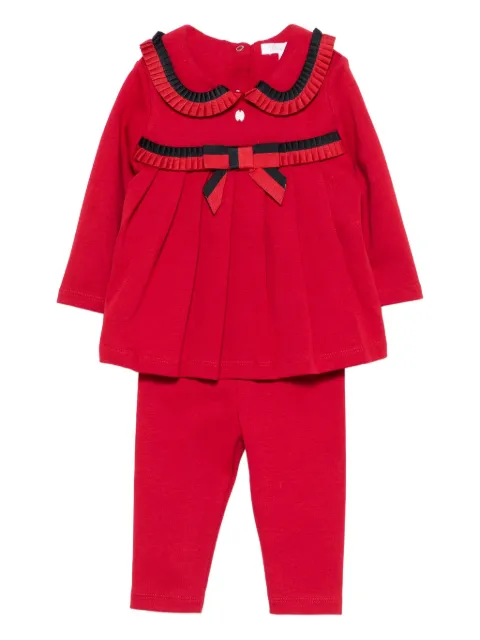 Patachou bow-detail trousers (set of two)