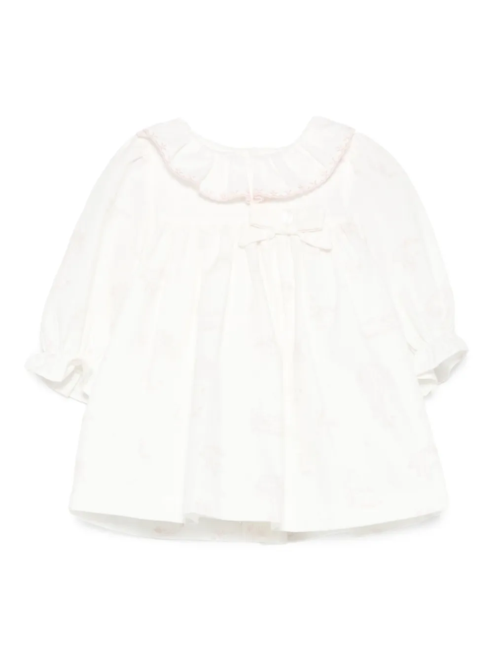 Patachou Peter-pan Collar Dress In White