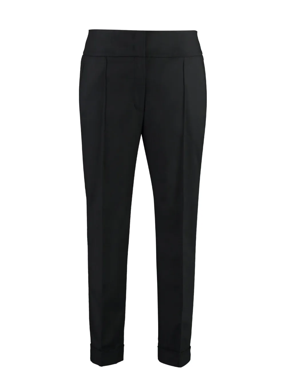 Peserico roll-up cuff trousers | negro | Image 1